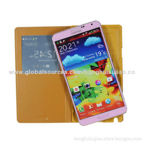 2014 New Fashionable Leather Mobile/Cellphone Case Cover/Accessories for Samsung Galaxy Note 3
